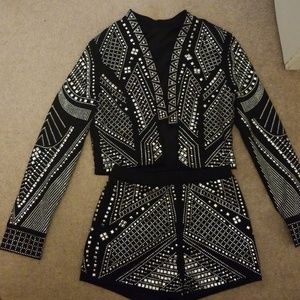 Blazer and short set